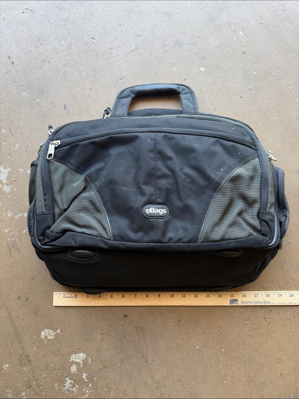 eBags Black Men's Travel Briefcase - Durable Carry Bag
